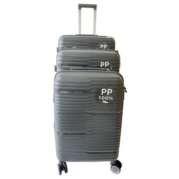 Set 3 Trolley 49x29x75, 43x25x65, 39x22x55 - Grigio