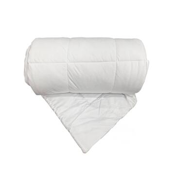 Piumino Bianco Singolo Mercury 150x200 cm - Traspirante, Anallergico, Ultrasoft