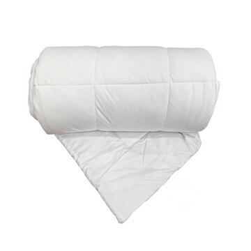 Piumino Bianco da Una Piazza e Mezzo Mercury 200x200 cm - Traspirante, Anallergico, Ultrasoft