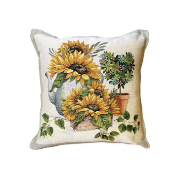 Federa Cuscino 45x45 cm - Fantasia Girasole