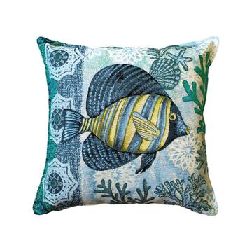 Federa Cuscino Seaside 45x45 cm - Fantasia Pesce