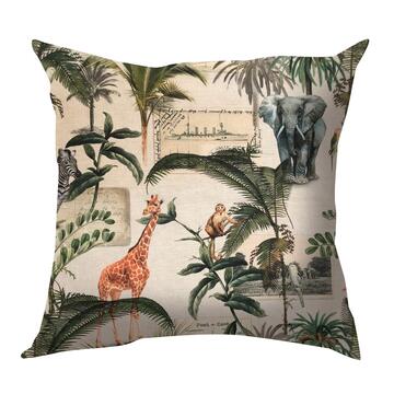 Federa Cuscino Kalani 50x50 cm - Fantasia Safari