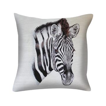 Federa Cuscino Animals 45x45 cm - Fantasia Zebra