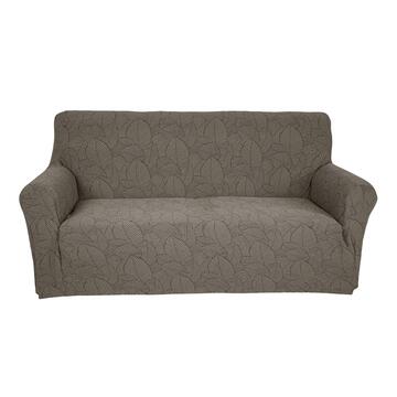 Copri Divano 3 Posti Folia Beige 190-230cm con Motivo...