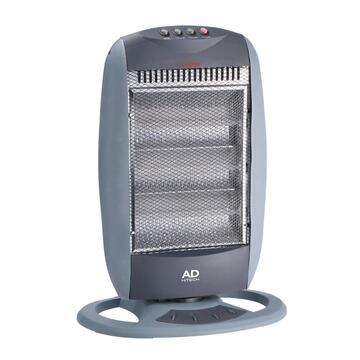 Stufa Alogena Girevole 32x12,5 h53 cm - 1200W - 3 Livelli di Potenza