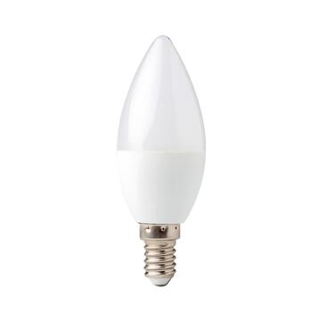 Set 2 Led C37, 6W, E14 - Luce Fredda