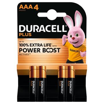 Duracell batterie stilo alcaline AAA Plus Power100 - Du0101