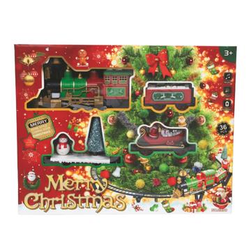 Trenino Natalizio con Luci e Musica a Batteria - 36...