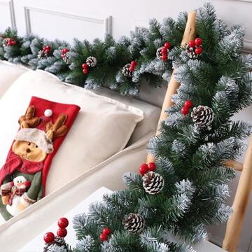 Trancio/Ramo Innevato di Pino Verde Artificiale di... - Marino Fa Mercato