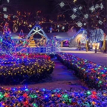 300 Luci Led All Flash Colorati - Decorazione di Natale... - Marino Fa Mercato