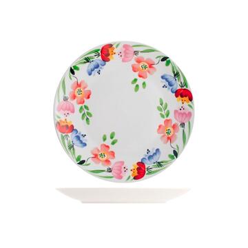 Servizio 18 Piatti in Porcellana Decorata Nuveau