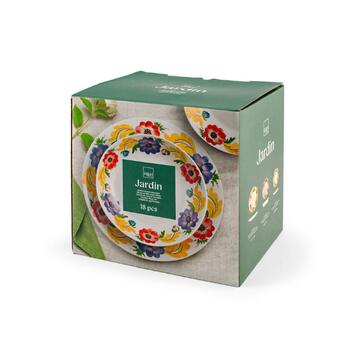 Servizio 18 Piatti in Porcellana Decorata Jardin - Marino Fa Mercato