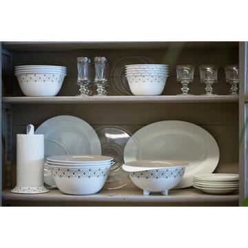 Insalatiera tosca 29, bianco tortora - Marino Fa Mercato