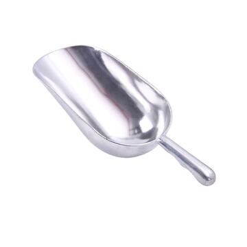 Sessola in Metallo 19x6 cm - Paletta per Farina, Zucchero, Cereali, Spezie