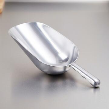 Sessola in Metallo 27x10 cm - Paletta per Farina, Zucchero, Cereali, Spezie