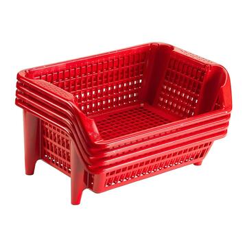 Cestello Magic Milleusi impilabile rosso - Marino Fa Mercato