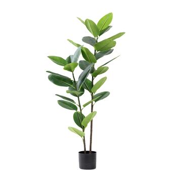 Albero della Gomma Artificiale 125cm per Decorazione...