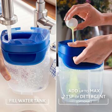 Vileda H2PrO Flat Mop, Sistema Lavapavimenti a Piastra... - Marino Fa Mercato