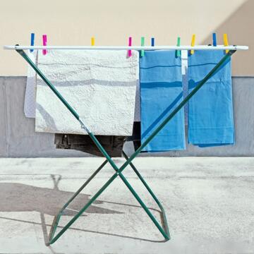 Confezione 20 Mollette per Bucato da 7,7 cm in Plastica Colorate - Antivento - Pinze per Stendibiancheria