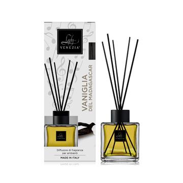 Profumatore Vaniglia del Madagascar per Ambiente Cubo con Bastoncini 100 ml
