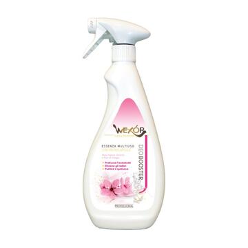 Wexor Spray DeoBooster Rosa 750 ml - Rosa Inglese, Geranio, Fiori di Ciliegio