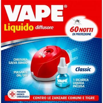 Diffusore liquido Vape + ricarica contro le zanzare comuni e tigre