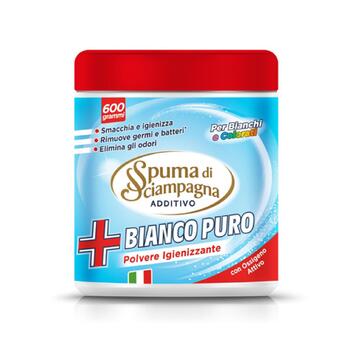 Spuma di Sciampagna smacchiatore in polvere bianco puro 600gr