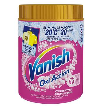 Smacchiatore in polvere Vanish Oxi Action rosa 500 Gr