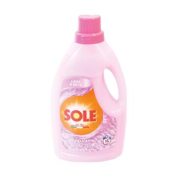 Sole detersivo liquido con ammorbidente per lana e delicati 1LT