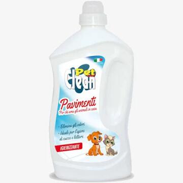 Detersivo liquido igienizzante Pet Clean lava pavimenti 1000 Ml
