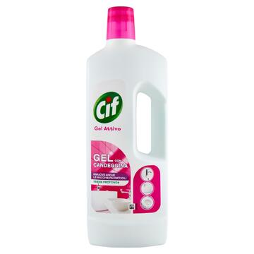 Detergente gel con candeggina Cif per pulito e igiene in tutta la casa 750 Ml