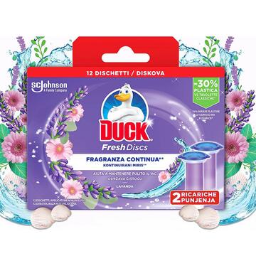 2 ricariche Duck Fresh Discs alla lavanda