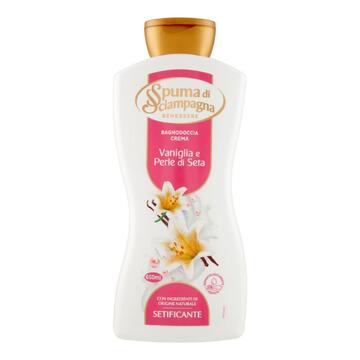 Bagnodoccia crema Spuma di Sciampagna setificante con perle di seta e vaniglia 650 Ml