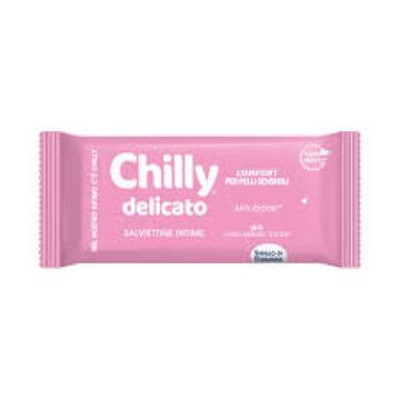 Salviettine intime Chilly delicato con formula atiodore 12 pz