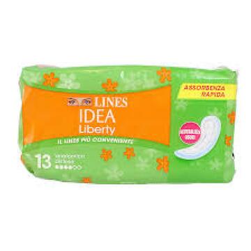 Assorbenti anatomici ipoallergenici Lines Idea Liberty 16 pezzi