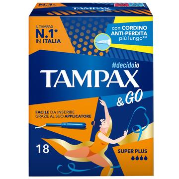 Assorbenti Tampax&Go super plus 18 pezzi