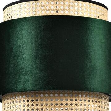 Lampadario a Sospensione Vienna con Paglia e Velluto... - Marino Fa Mercato