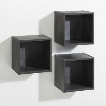 Parete attrezzata soggiorno scandinavo Vittoria Rovere/Grigio... - Marino Fa Mercato