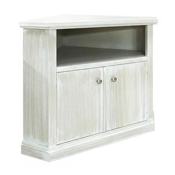 Mobile Porta TV Angolare Seta Decapè con Vano Aperto + 2 Ante - 98x62 h78 cm - Made in Italy