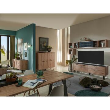 Madia industriale Vitruvia con finitura in legno 2... - Marino Fa Mercato