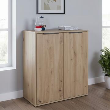 Mobiletto 2 Ante Facile Rovere Artisan 72x88x36