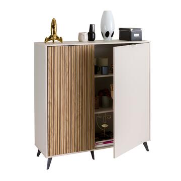 Madia Moderna Multiuso 2 Ante 123x41 h 125cm Cashmere... - Marino Fa Mercato