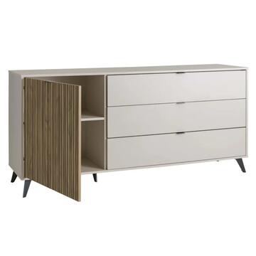 Madia Moderna Multiuso 1 Anta + 3 Cassetti 183x41 h... - Marino Fa Mercato