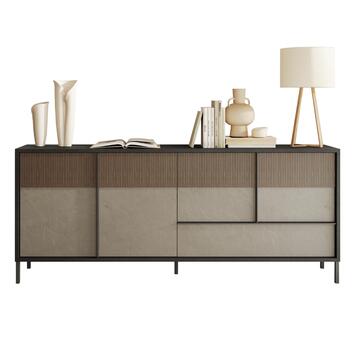 Madia Multiuso Everest 4 Ante + 1 Cassetto 206x40 h... - Marino Fa Mercato