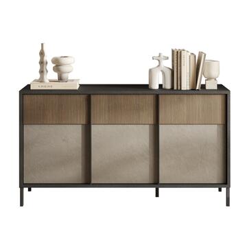 Madia Multiuso Everest 3 Ante 156x40 h 86cm, Made in... - Marino Fa Mercato