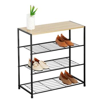 Consolle Betz - Porta Scarpe con 3 Livelli a Grigia... - Marino Fa Mercato