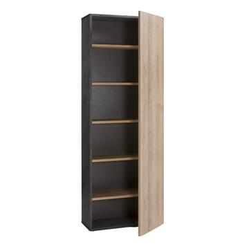 Libreria alta Core, moderna con 1 anta + 5 ripiani,... - Marino Fa Mercato