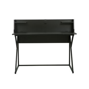 Scrivania Moderna Gaming Porta PC Nera 123x61,5 h101,5... - Marino Fa Mercato