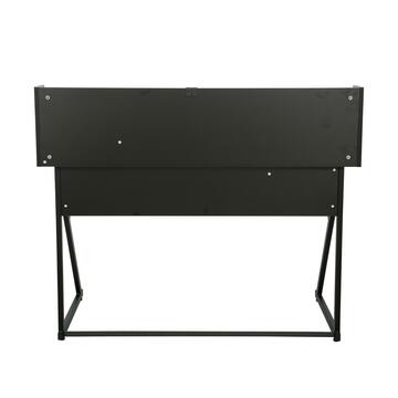 Scrivania Moderna Gaming Porta PC Nera 123x61,5 h101,5... - Marino Fa Mercato