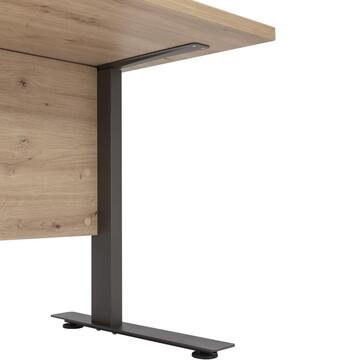 Scrivania Angolare Moderna Cachemire/Rovere Artisan... - Marino Fa Mercato